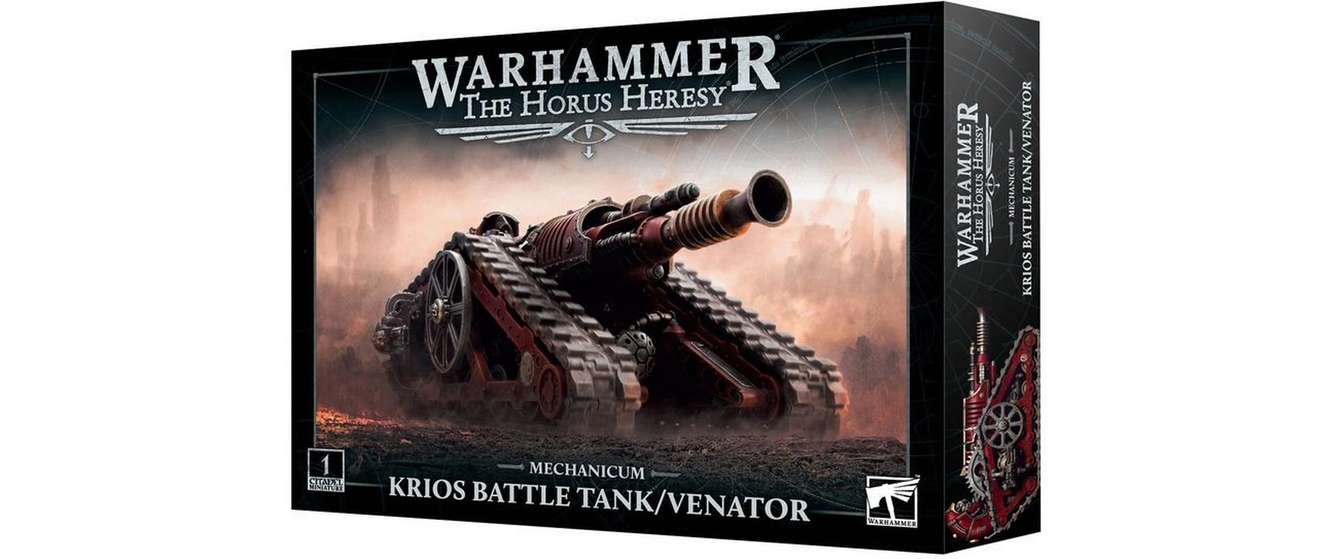 Figur Warhammer Mechanicum: Krios Battle TankWarhammer Horus Heresy, Kampfpanzer Krios / Krios Venator – Bausatz