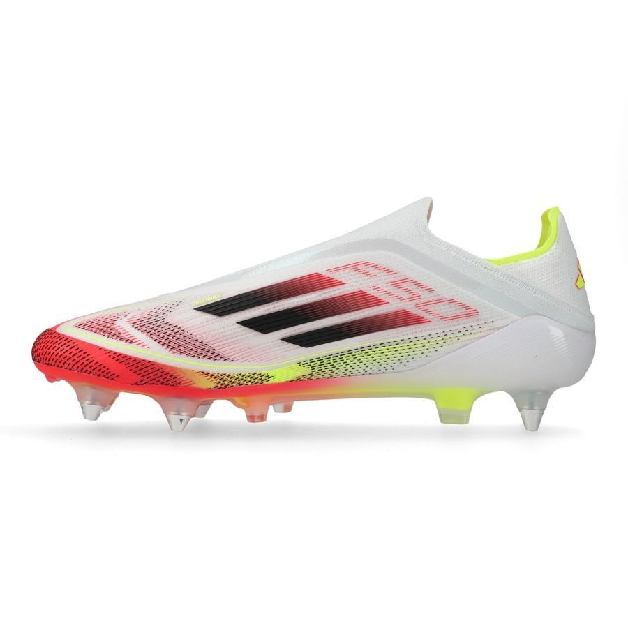adidas F50 Elite Laceless SG Pure Victory - Blanc/Noir/Jaune