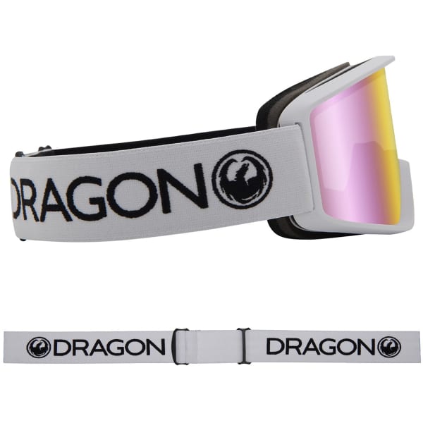 Masque de ski DRAGON DXT OTG 2 WHITE/LLPINKION