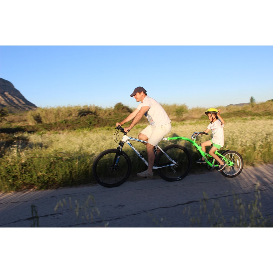 WeeRide Tandem Fahrradanhänger Copilot Pink