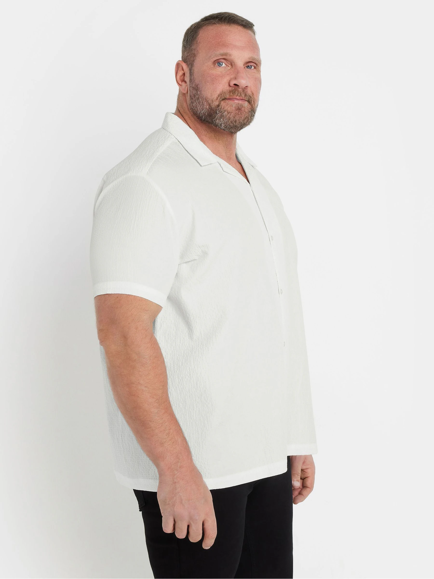 Wit - BadRhino Big & Tall Seersucker Shirt