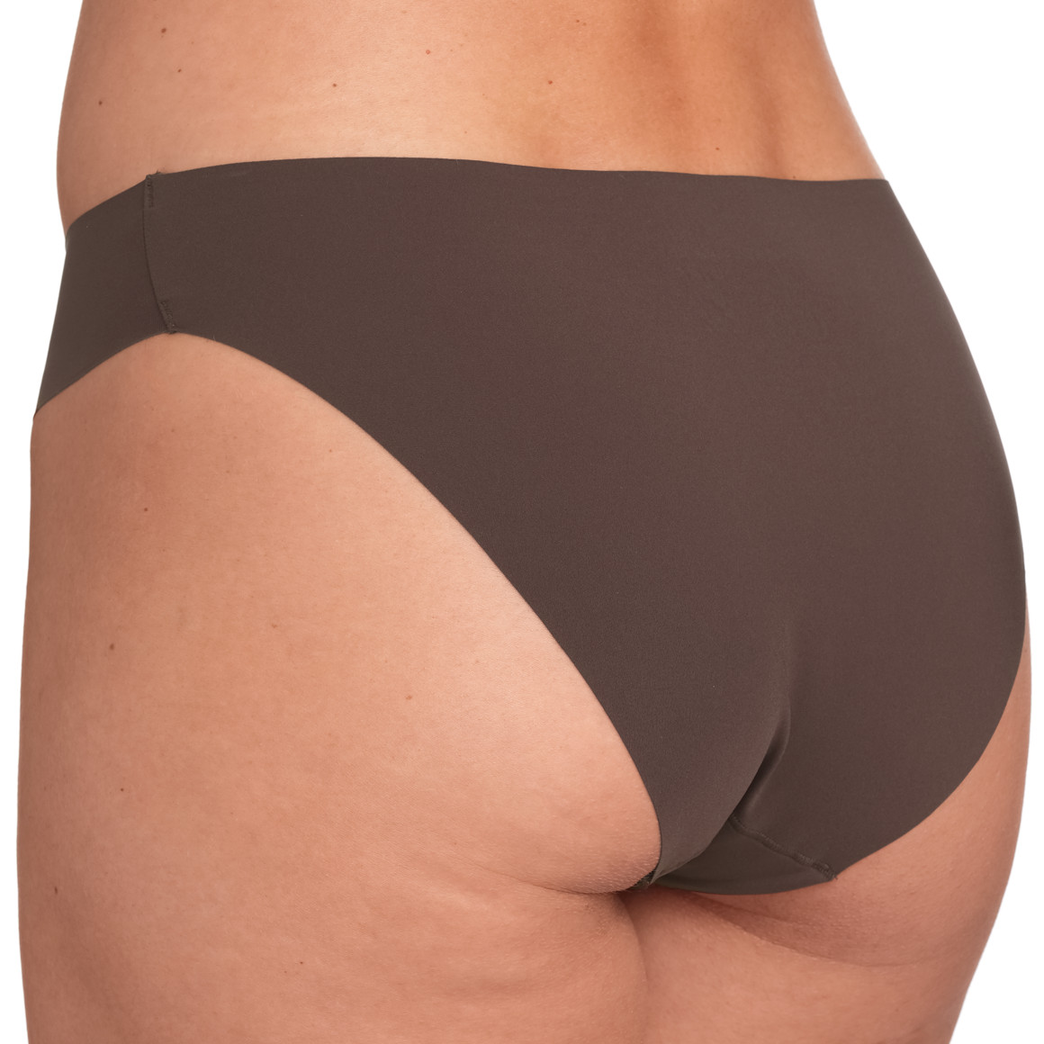 Gina Benotti Damen Seamless-Slip im Basic-Look dunkelbraun