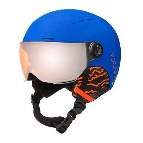 Bollé Capacete Quiz Visor  1 Orange Gun Visor Matte Royal Blue 52-55 cm - 31768