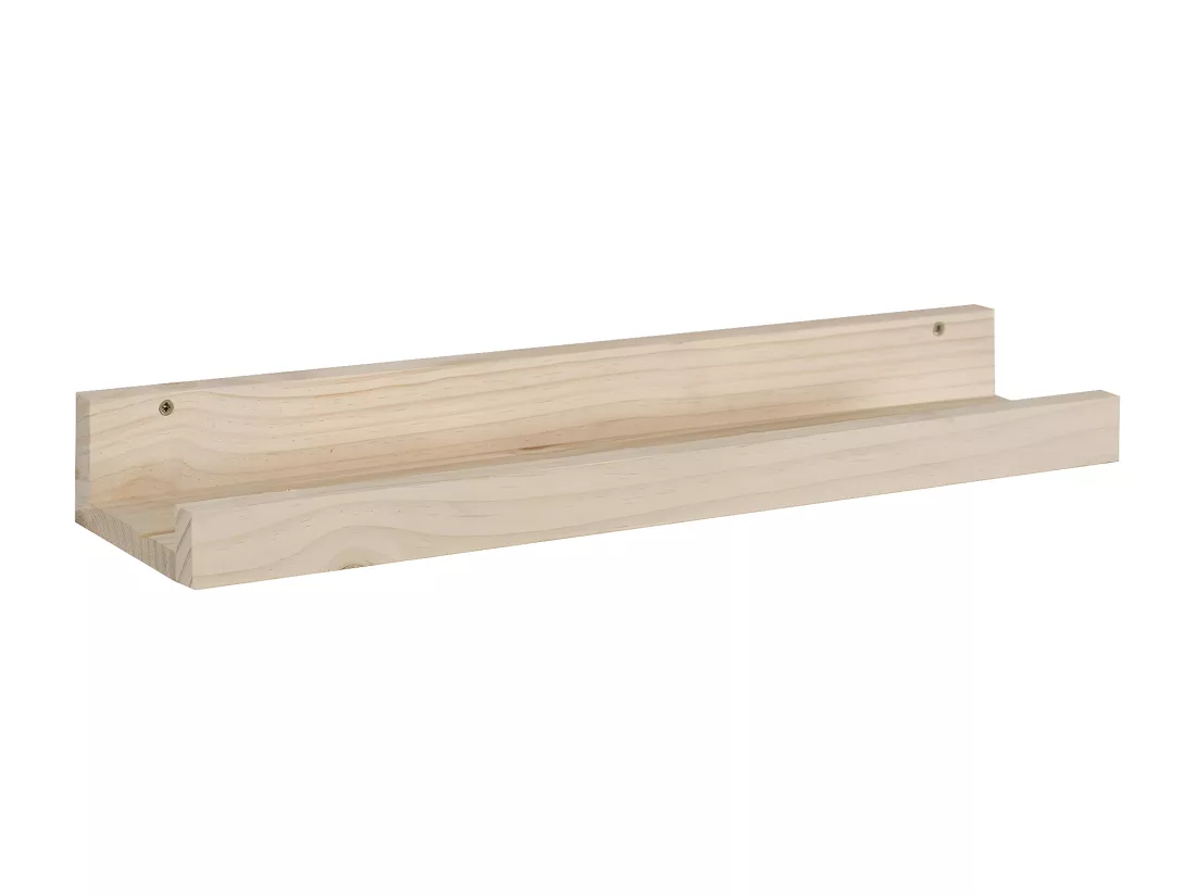 Etagère murale en pin massif - L60 x H7 cm