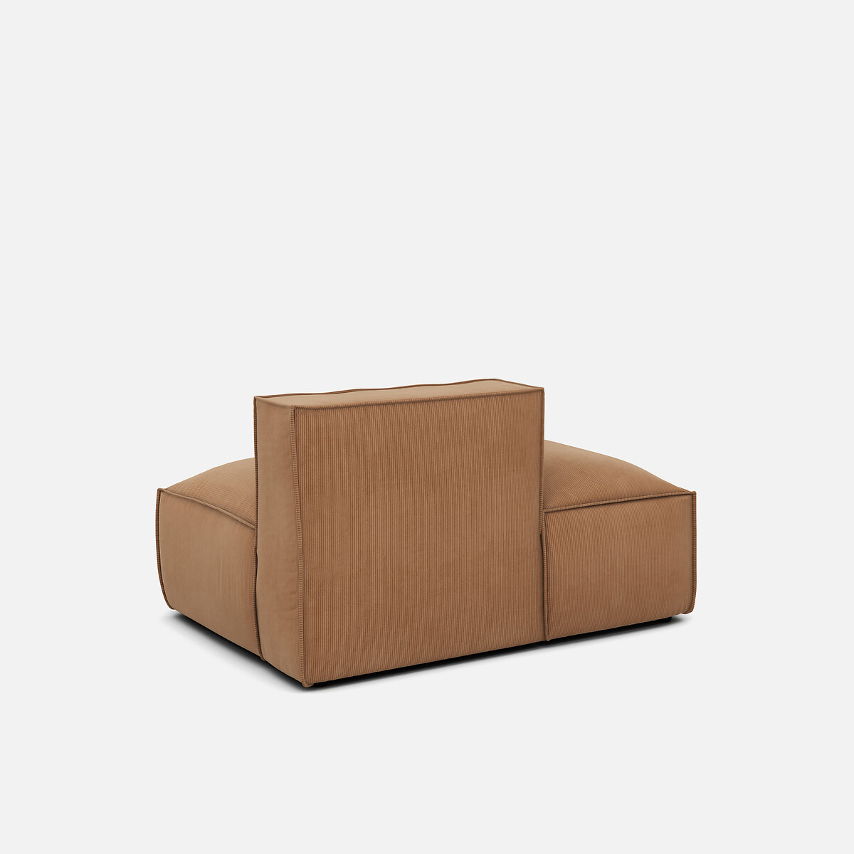 LA REDOUTE INTERIEURS<br>Sofá lounge, esquerdo, veludo cotelê, Seven