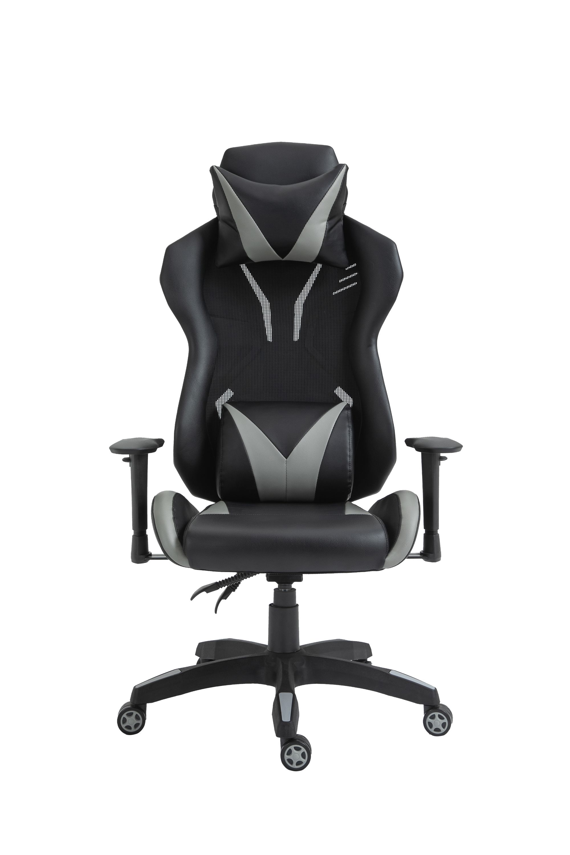 Gaming Stuhl Bürostuhl LOUIS schwarz/grau