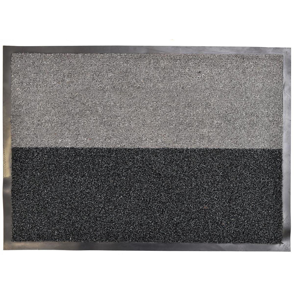 TAPIS MAGIC 50X70CM POLYPRO PVC GRIS NOIR