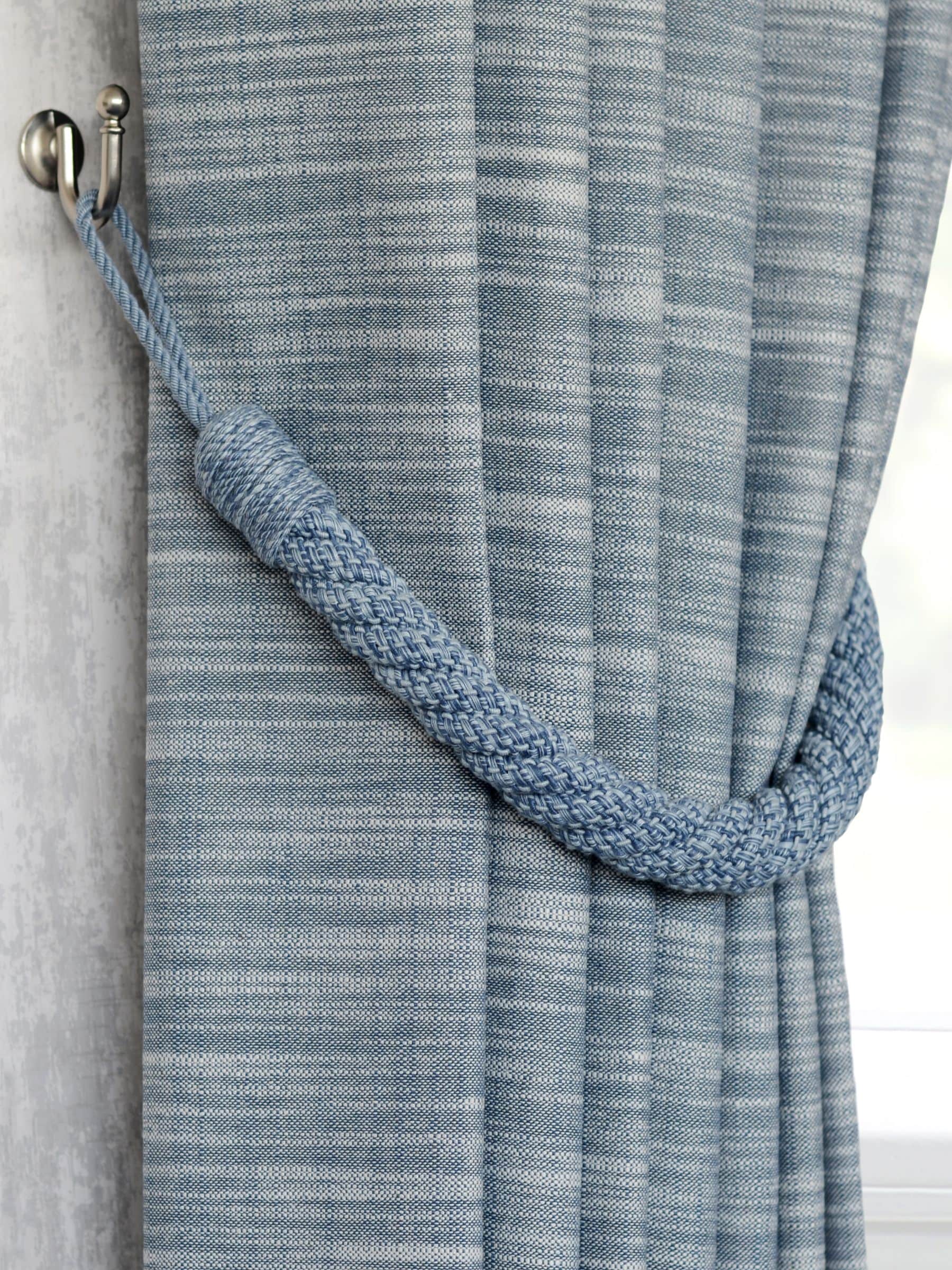 Laura Ashley Set of Two Felton Rope Tie Backs