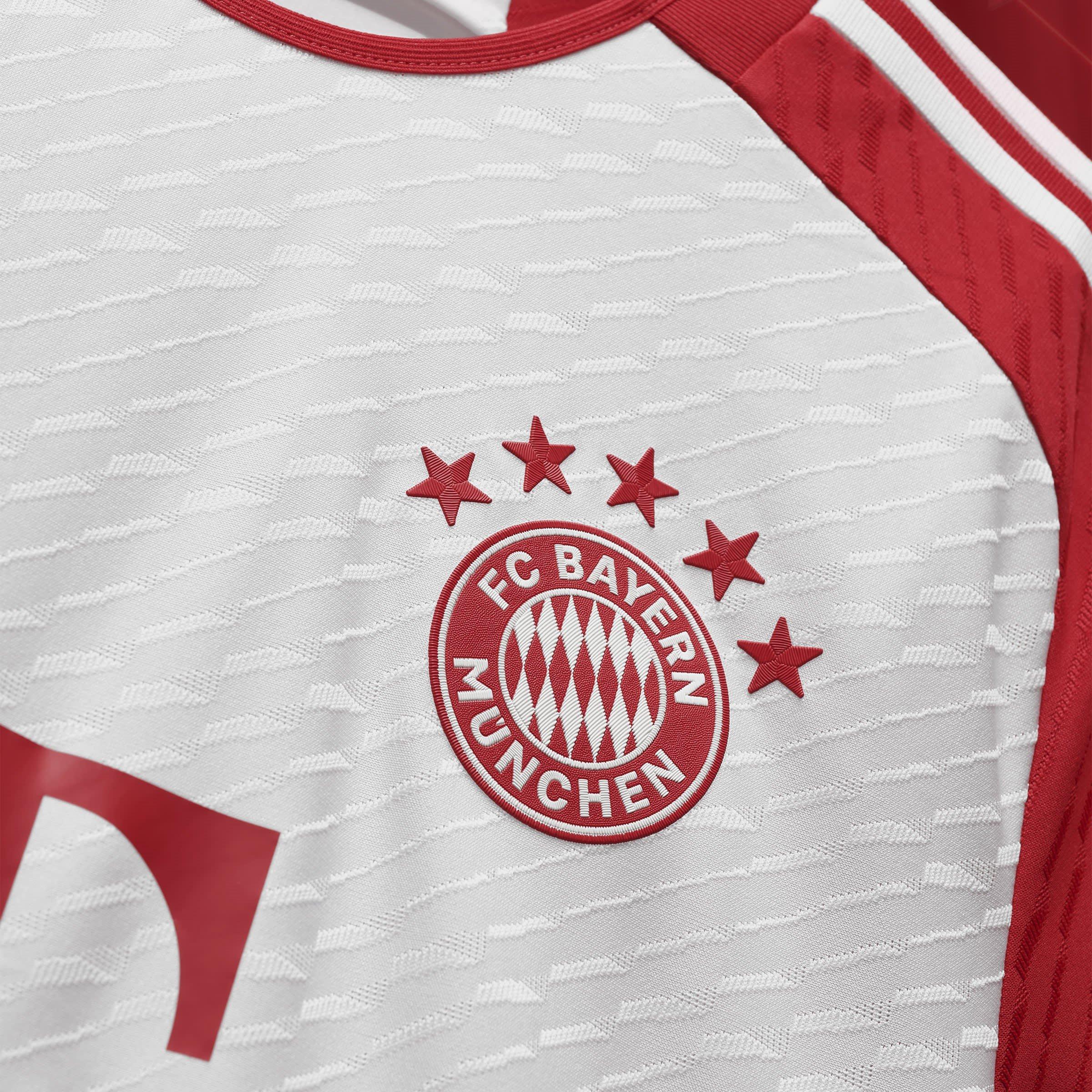 adidas Bayern Munich Authentic Home Shirt 2023 2024 Adults