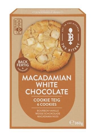 The Bitery Macadamian White Chocolate Cookie Teig