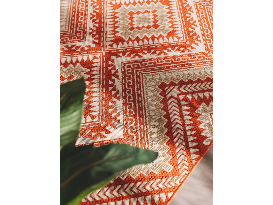 Tapis d'extérieur & intérieur Cleo Orange 200x300 cm