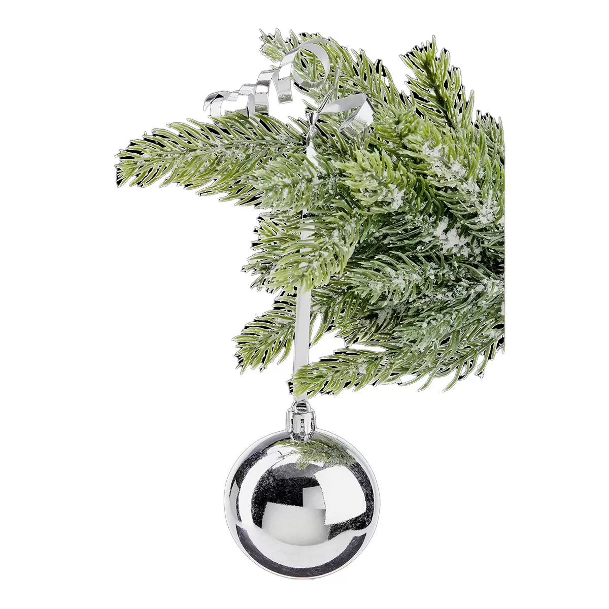Christbaumkugel Luca Bessoni Silber