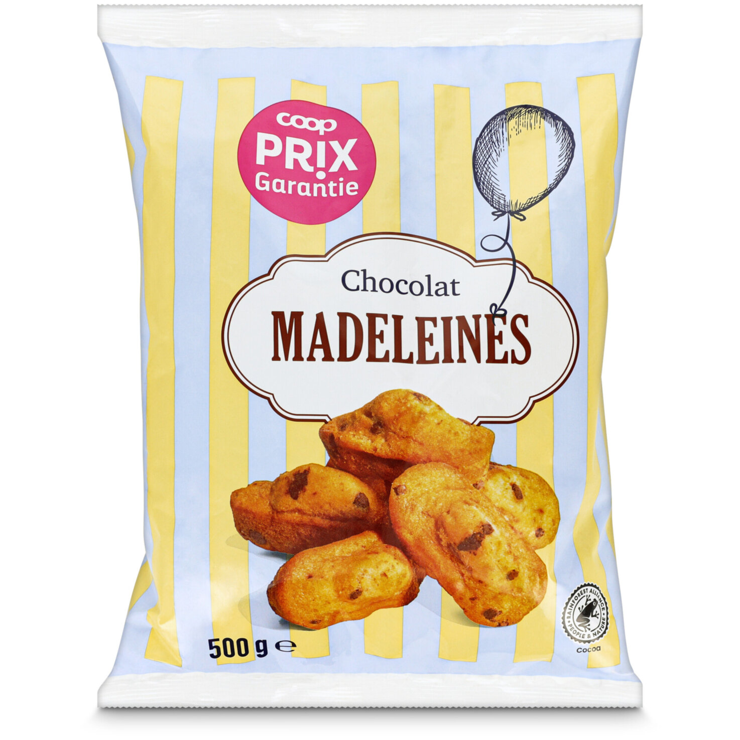 Prix Garantie Madeleines choco