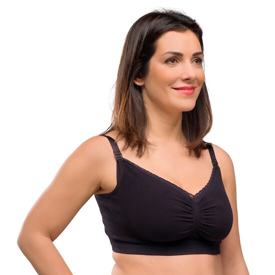 Soutien-gorge d'allaitement rembourré carri-gel®   Noir        L   de               Carriwell