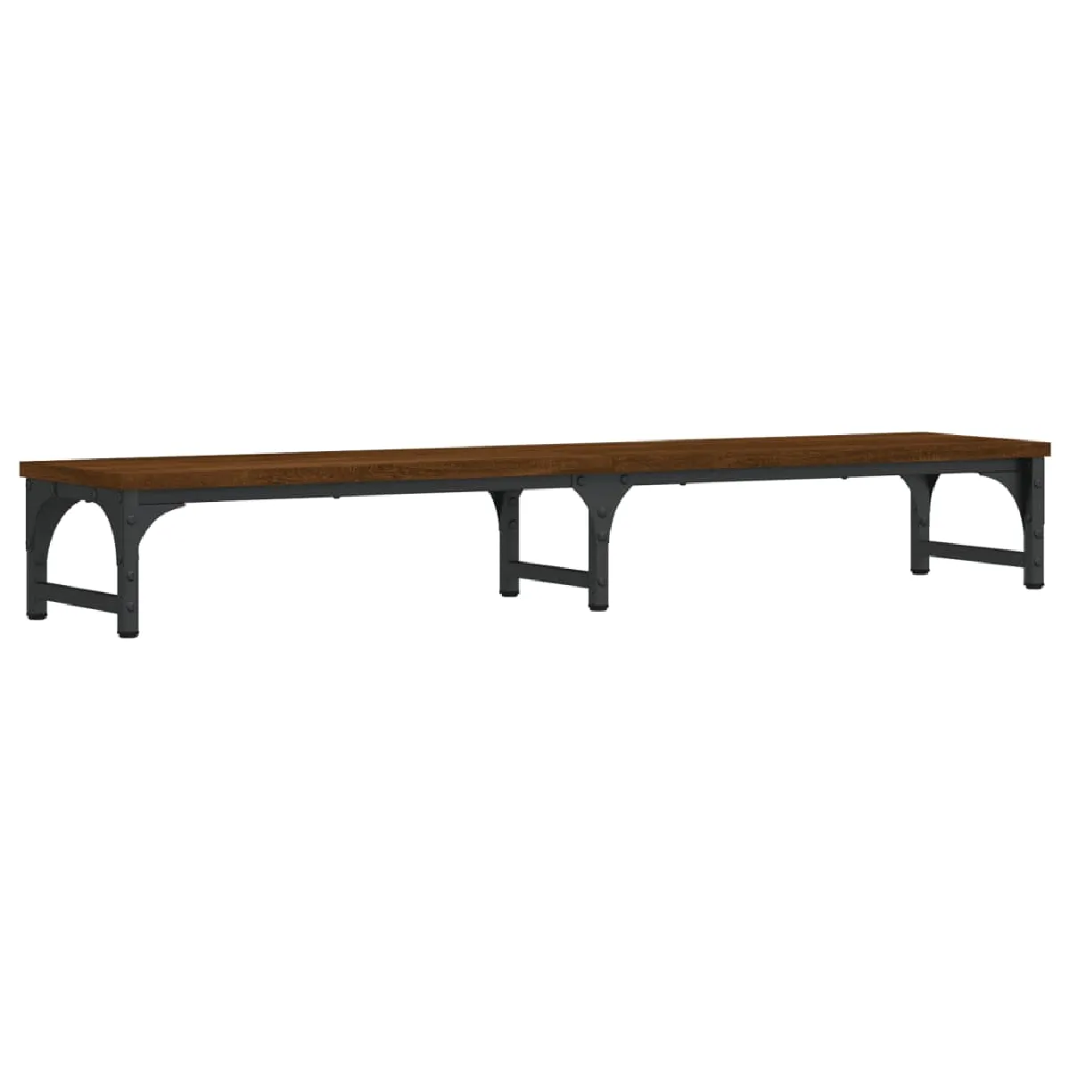 vidaXL Support moniteur chêne marron - Bois d'ingénierie
