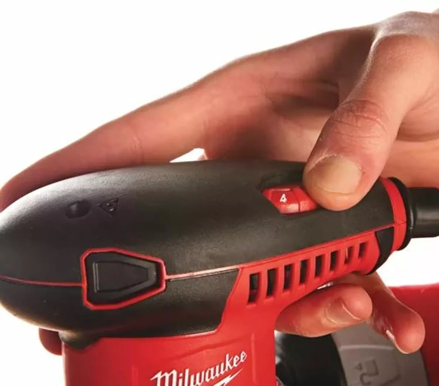 Milwaukee ROS 125 E Excentrische schuurmachine in tas - 300W - 125mm - variabel