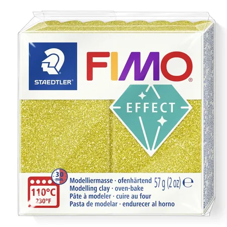 STAEDTLER® FIMO® Modelliermasse effect glitter gold