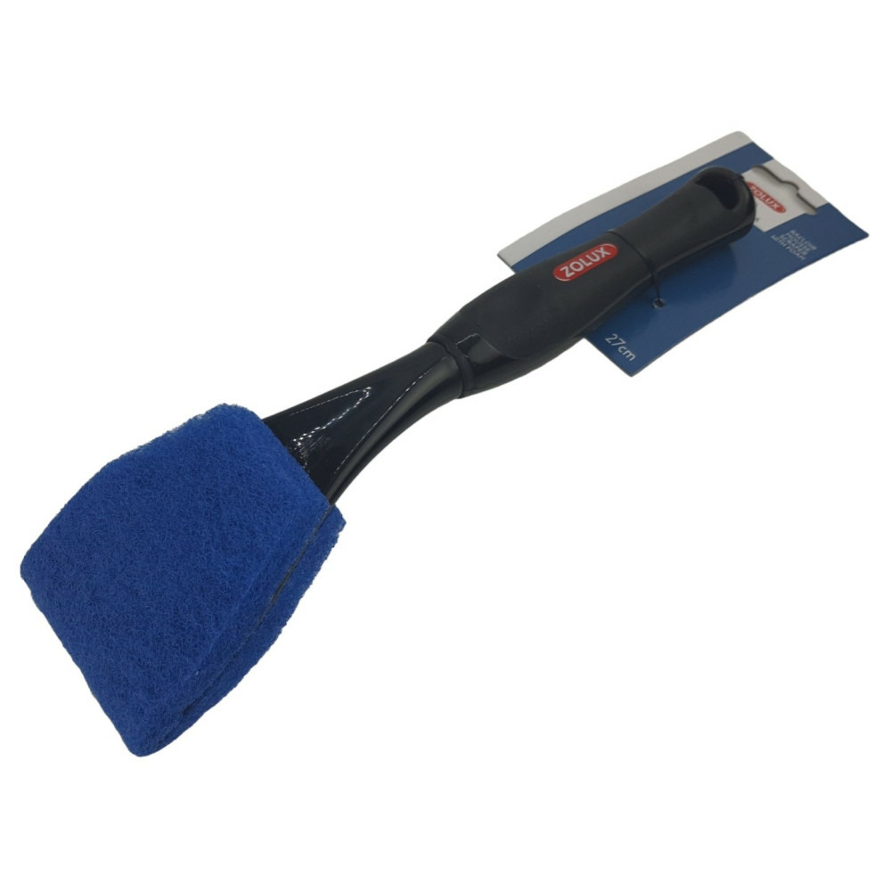 Racloir avec mousse 27 cm pour nettoyage parois aquarium