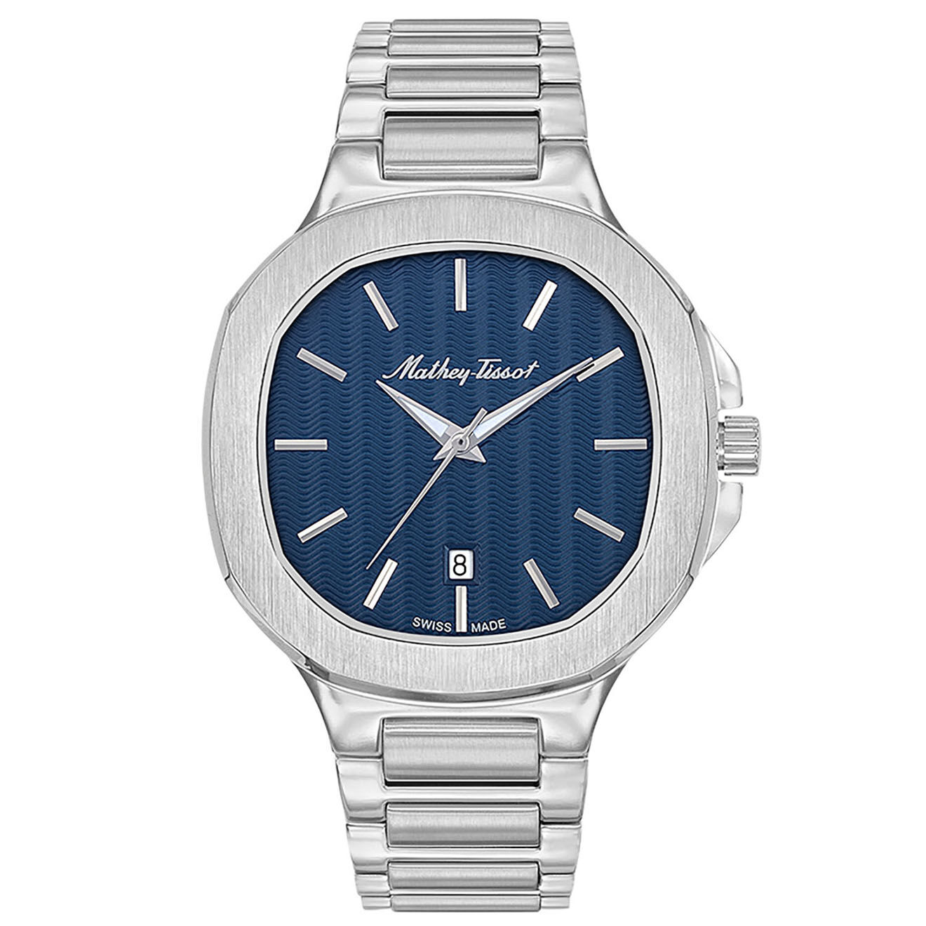Mathey-Tissot Montre Mixte Quartz en Acier Evasion argentée