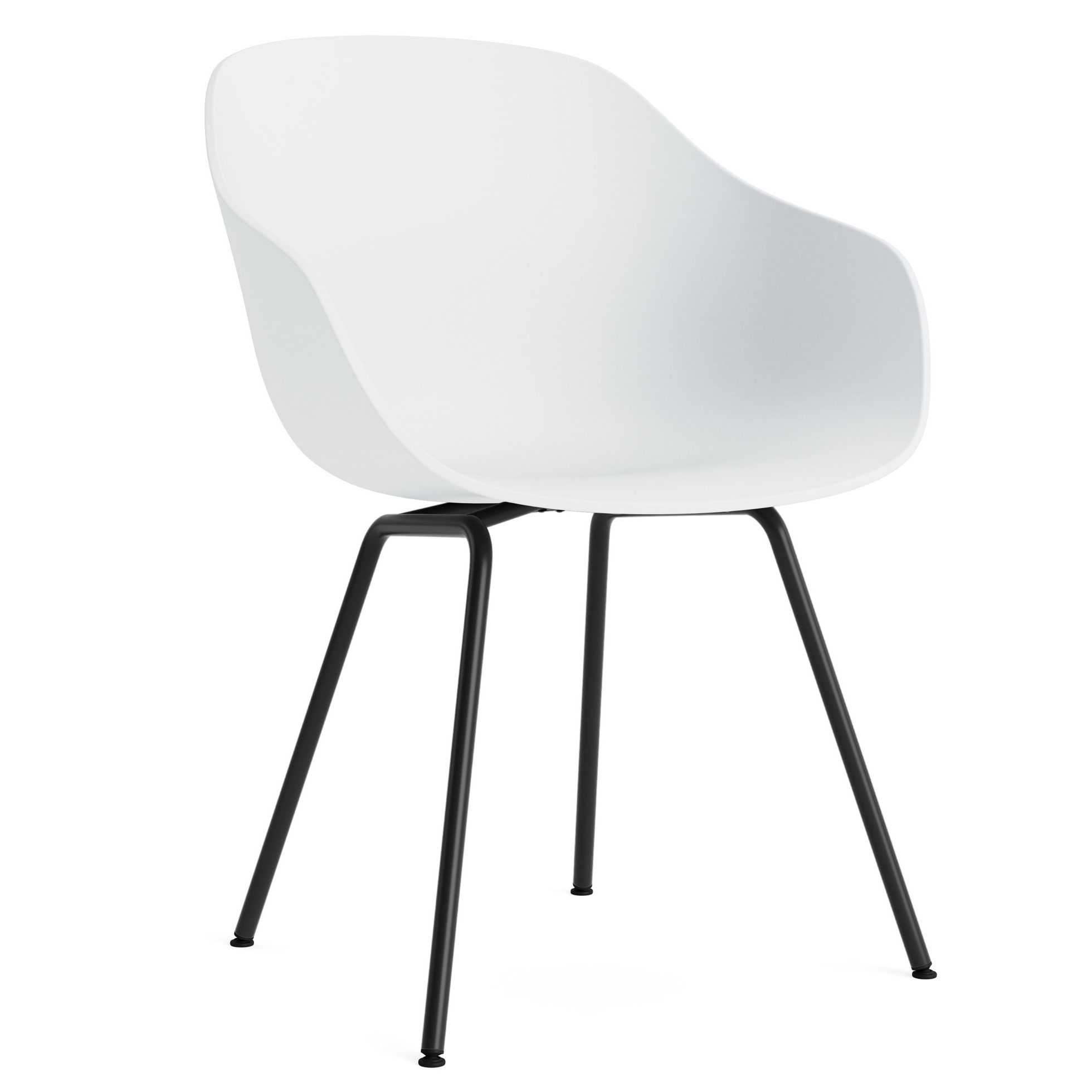 Eetkamerstoel AAC 226 zwart onderstel white 2.0