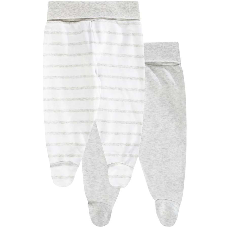JACKY Strampelhose 2er-Pack grau