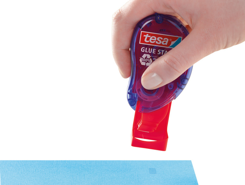 Klebestempel ecoLogo Spender Lösungsmittelfreie DIY Bastel Klebepads für Papier und Karton (59099-00000)