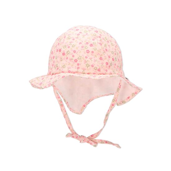 Chapeau longue nuque   Fleurs        de               Sterntaler