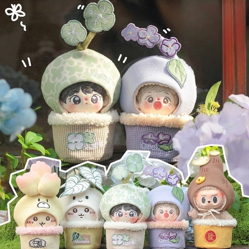 Miumi - Tuinpotkostuum / Set Poppenkleding - 10 cm (Diverse ontwerpen)
