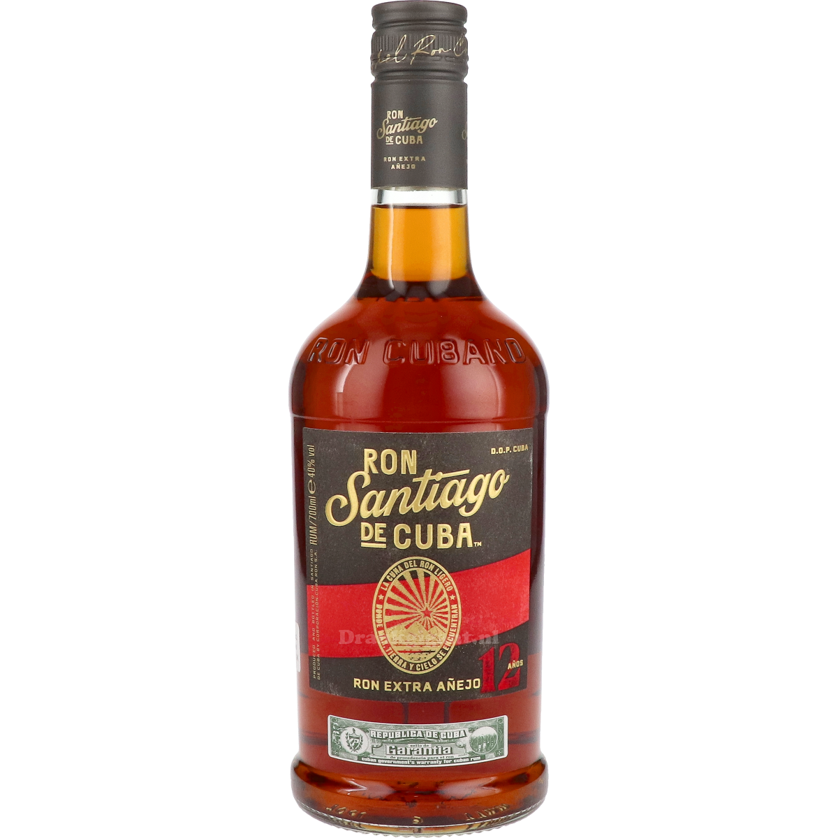 Santiago de Cuba Extra Anejo 12 Years 70 cl
