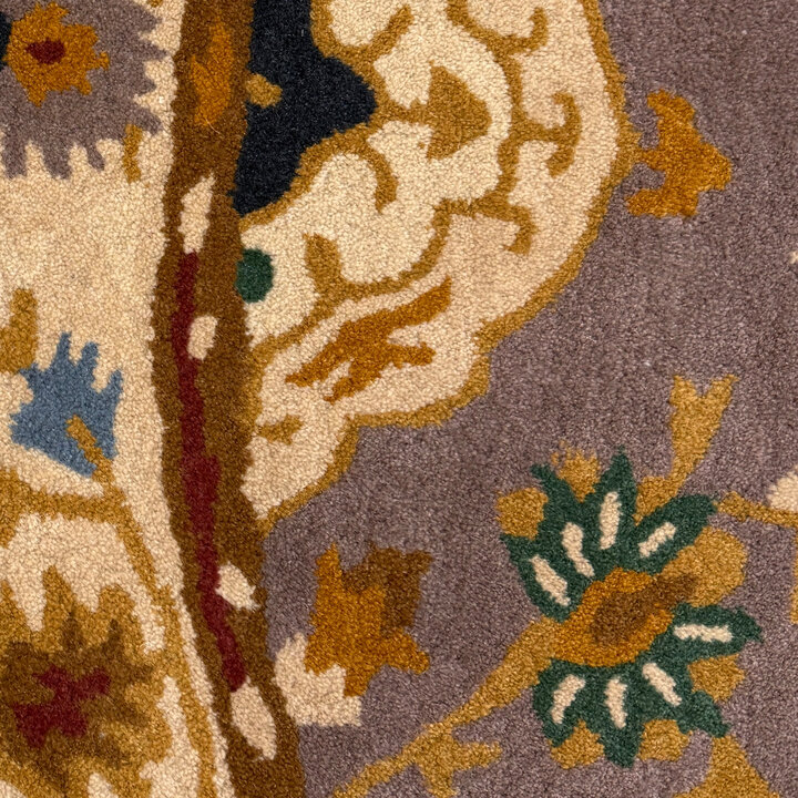 Rond vintage vloerkleed - Valentina Roze | Klassiek medaillon