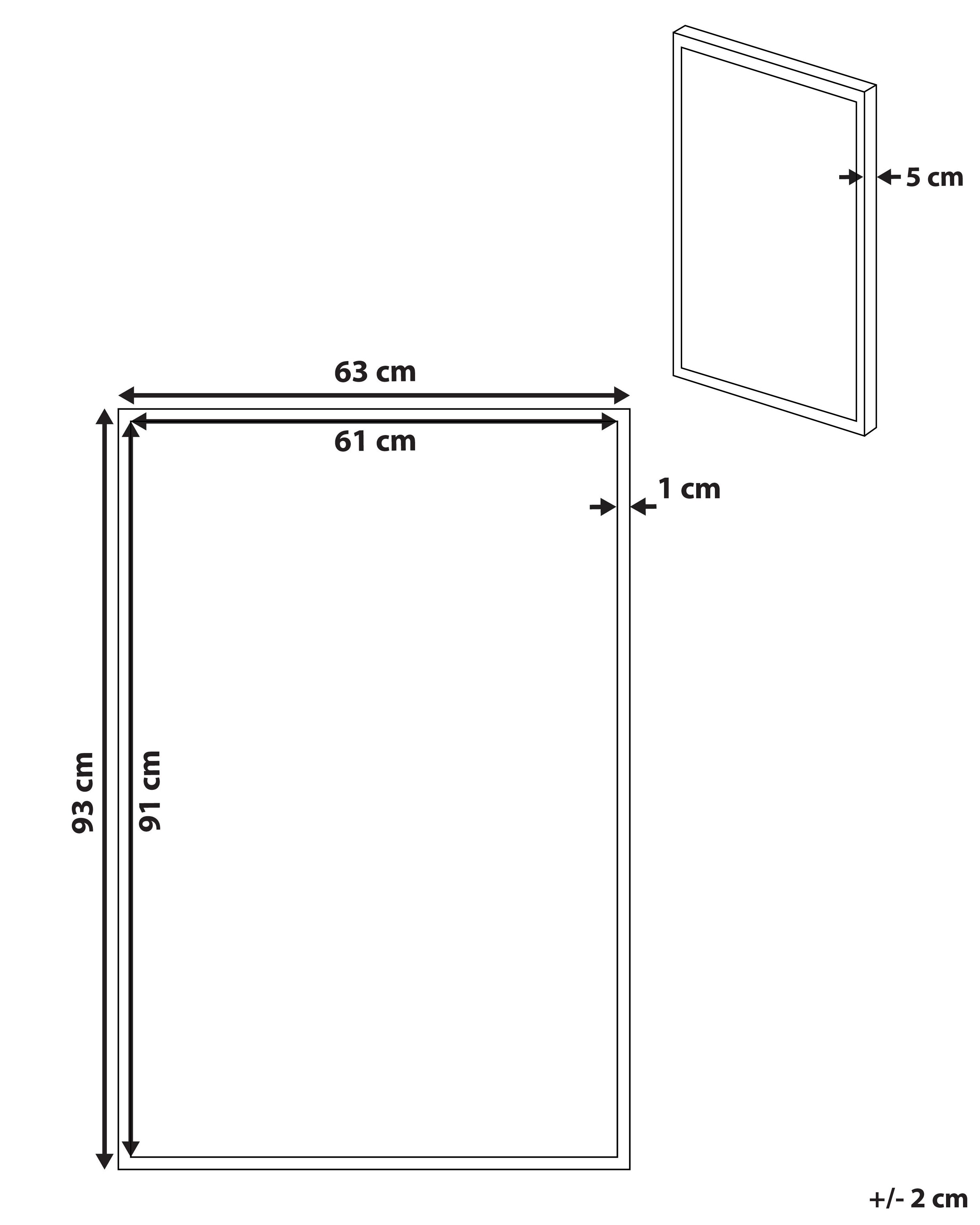 Canvas FASANO Vrouwelijk motief 63 x 93 cm Meerkleurig