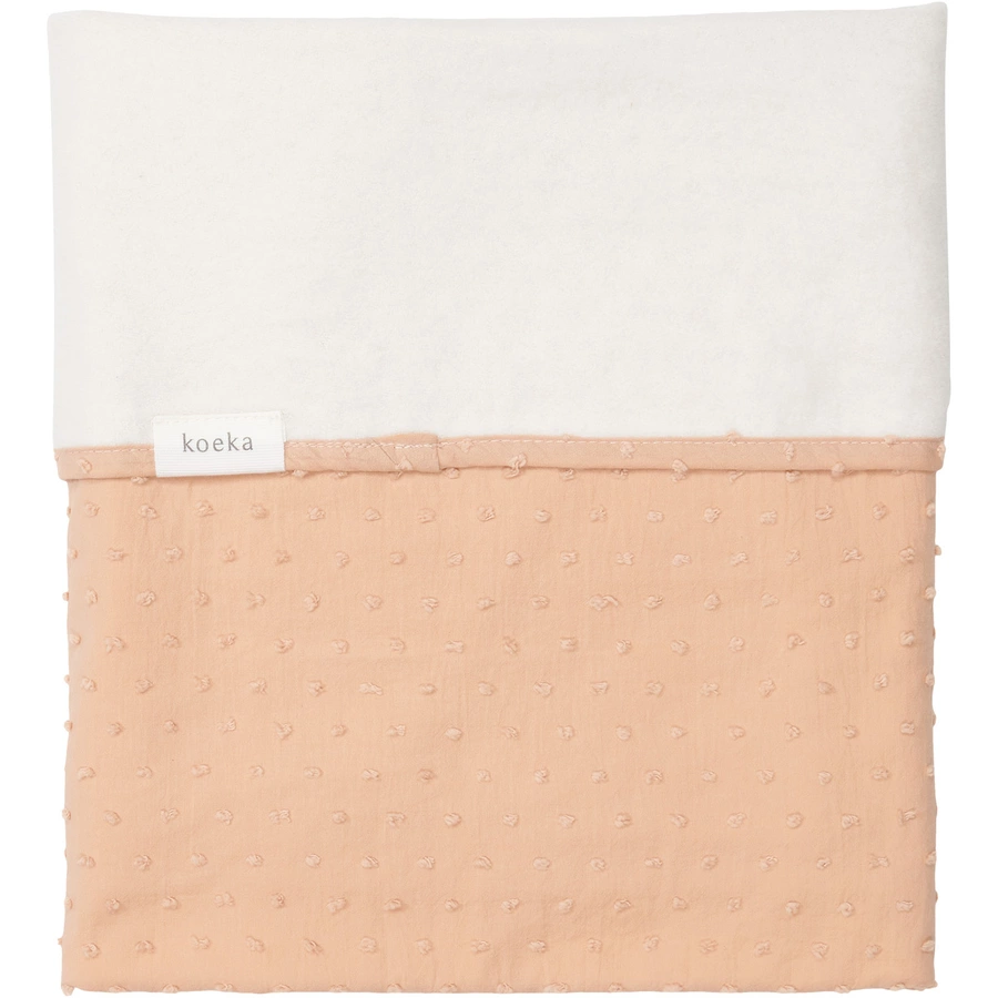 koeka Babydecke cotton Fleece Napa Hellbraun