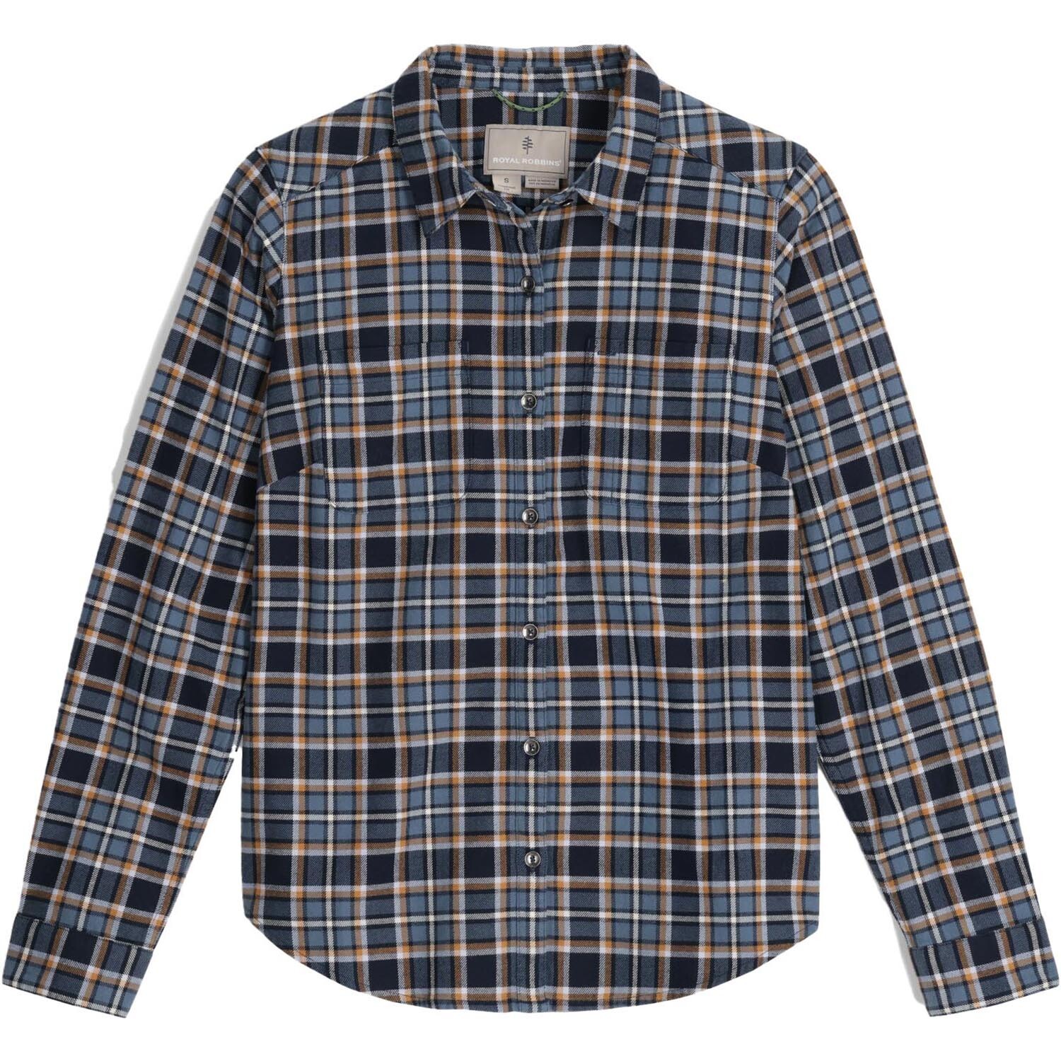 Royal Robbins Womens Lieback Organic Cotton Flannel L/S