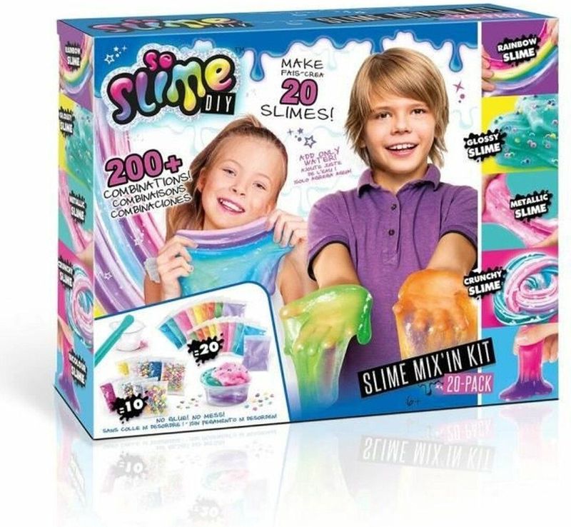 So Slime - DIY Slime Mix'in Kit - 20-Pack - Inclusief Benodigdheden
