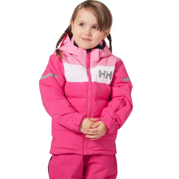 Veste de ski HELLY HANSEN K VERTICAL INS JACKET DRAGON FRUIT