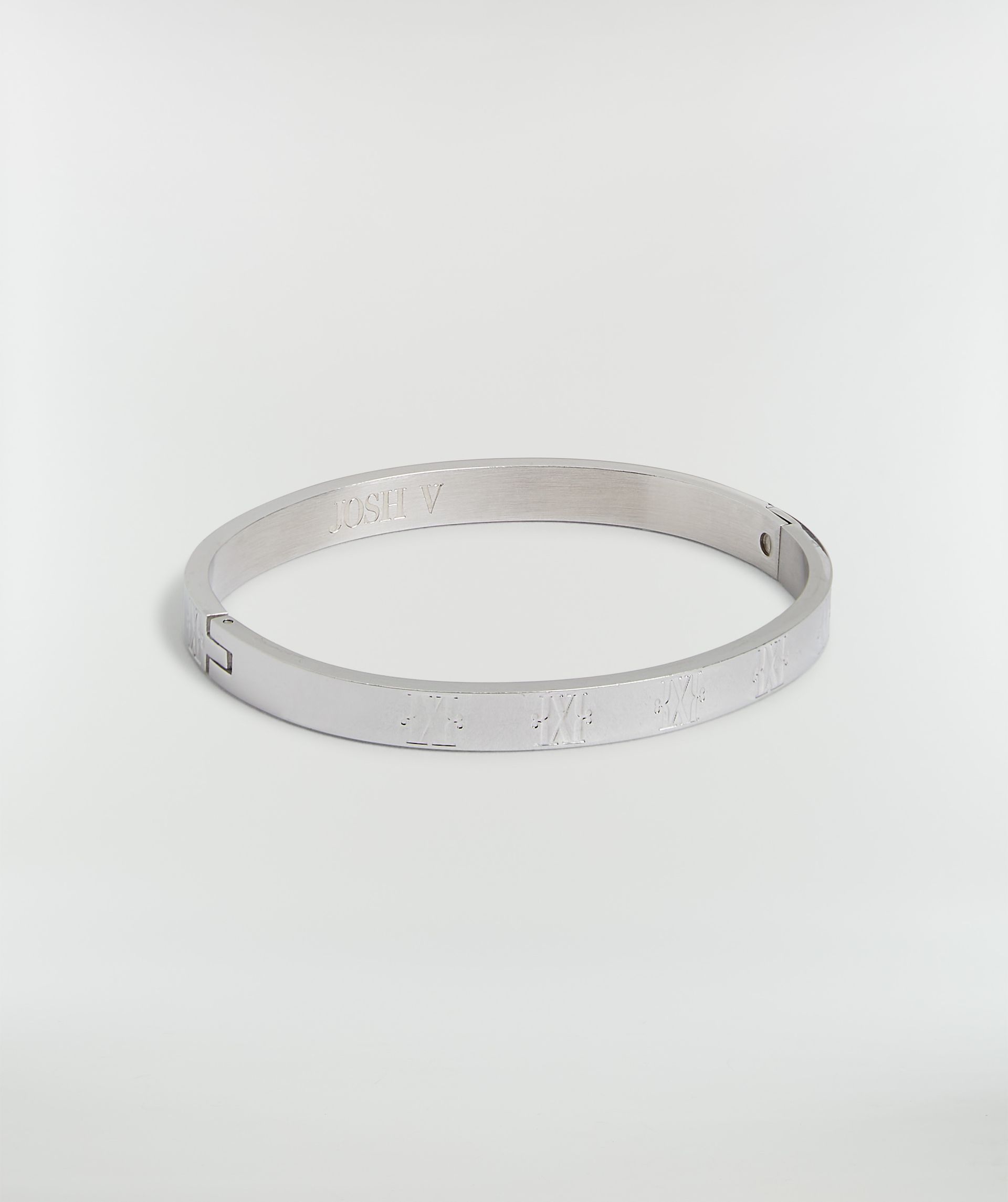 JV-CELYM bangle met logo - silver