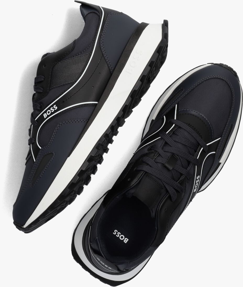 BOSS blauwe boss lage sneakers jonah runn