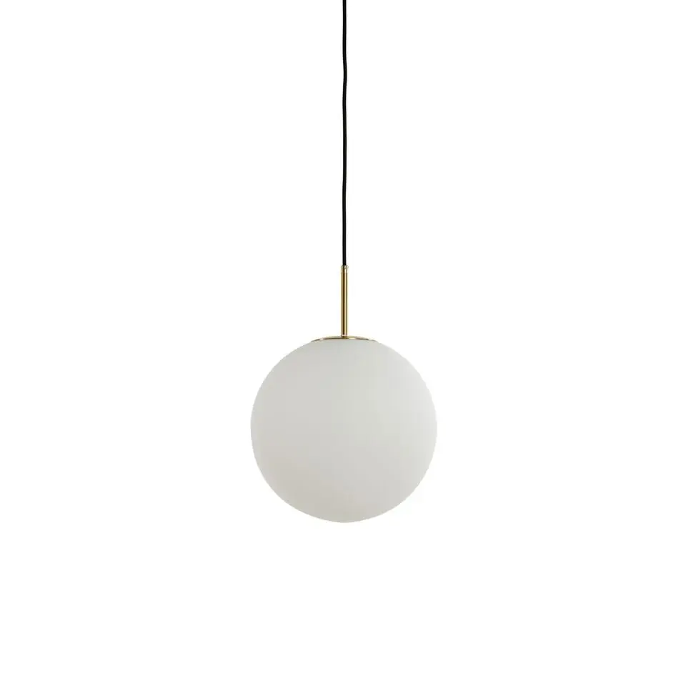 Hanglamp Medina - Wit Glas - Ø25cm