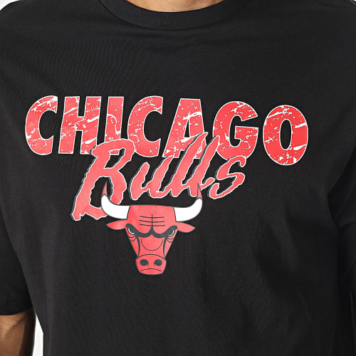 Tee Shirt Team Script Chicago Bulls 60416338 Noir