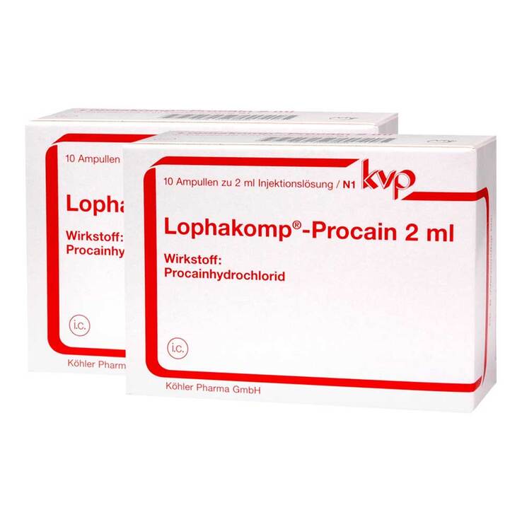 Lophakomp Procain 2 ml Injektionslösung, 20X2 ml