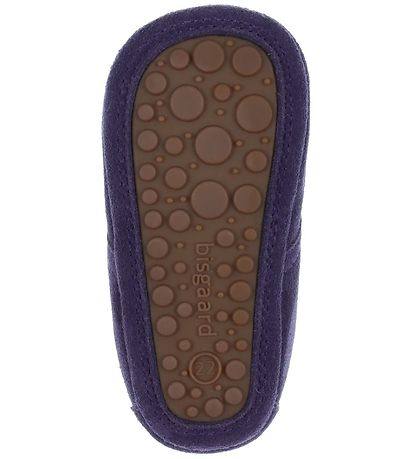 Bisgaard Leder-Krabbelschuhe - Babystar - Lila