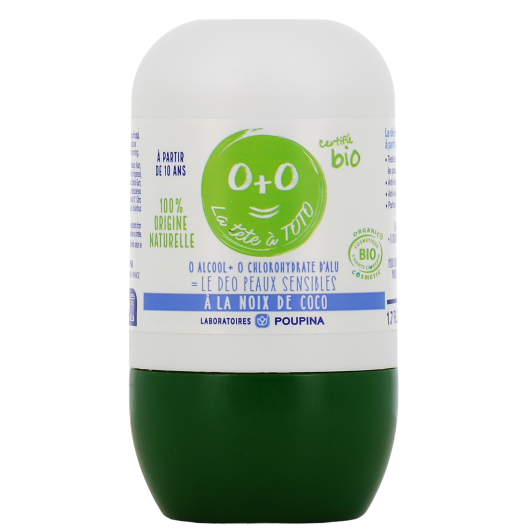 Poupina déodorant bio peau sensible - Dès 10 ans