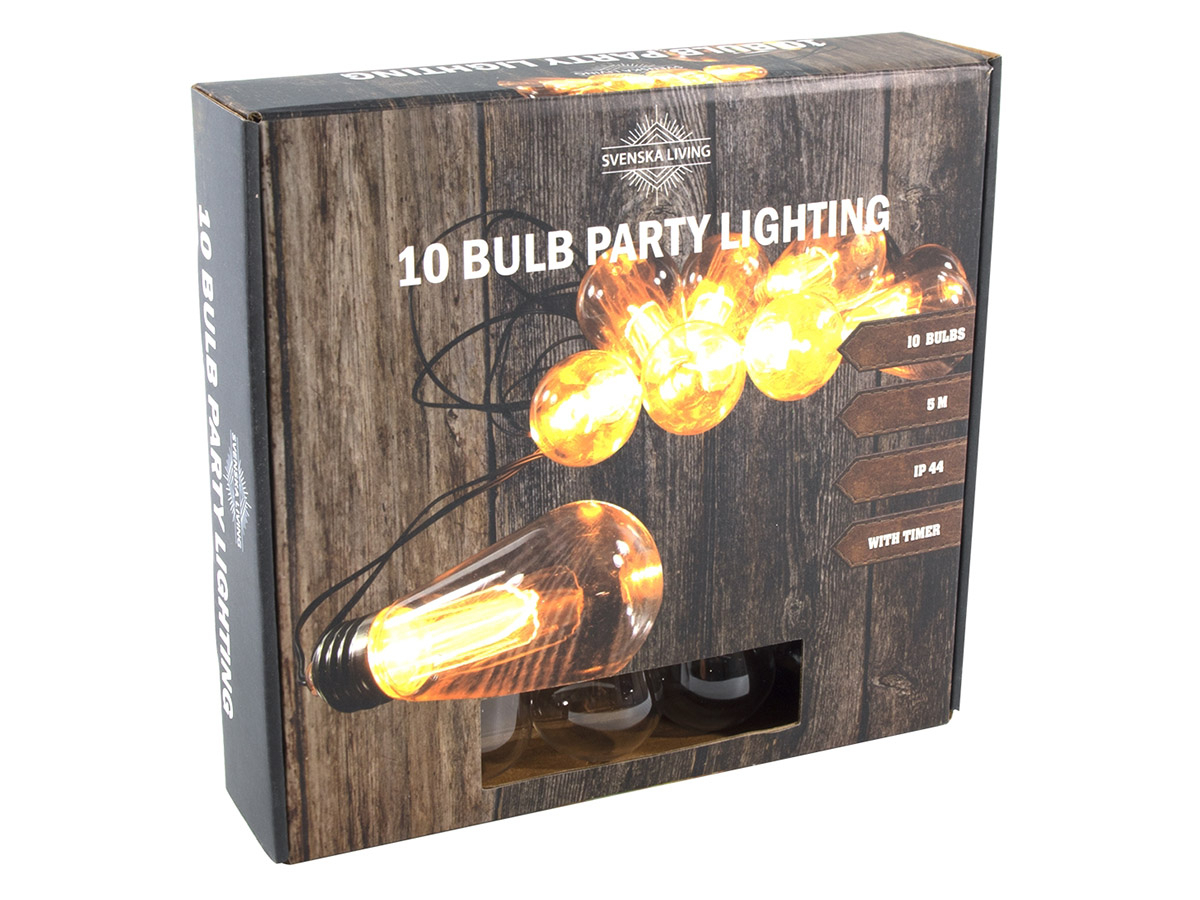 Party Outdoor lange peervormige lichtslinger