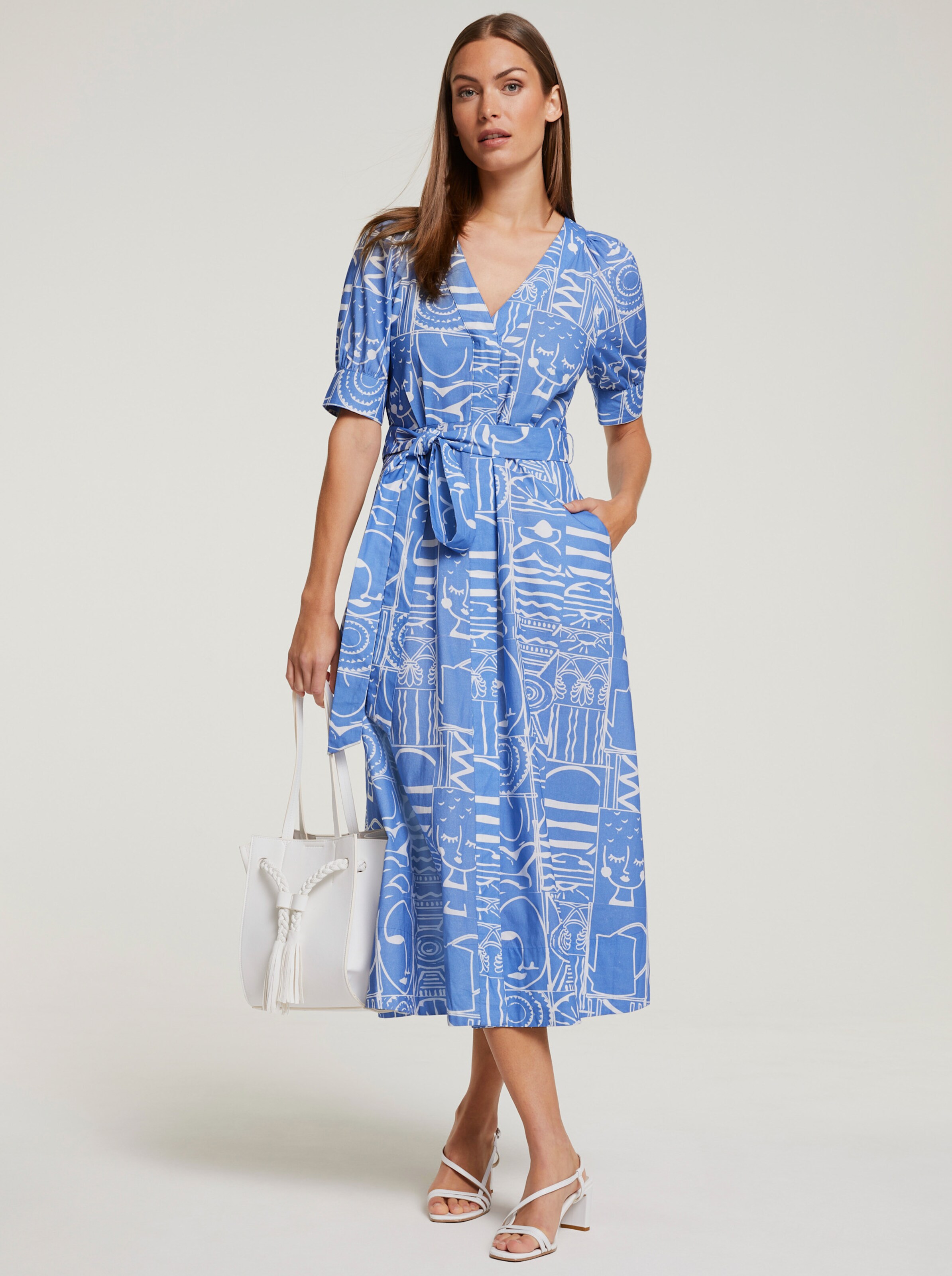 Druck-Kleid