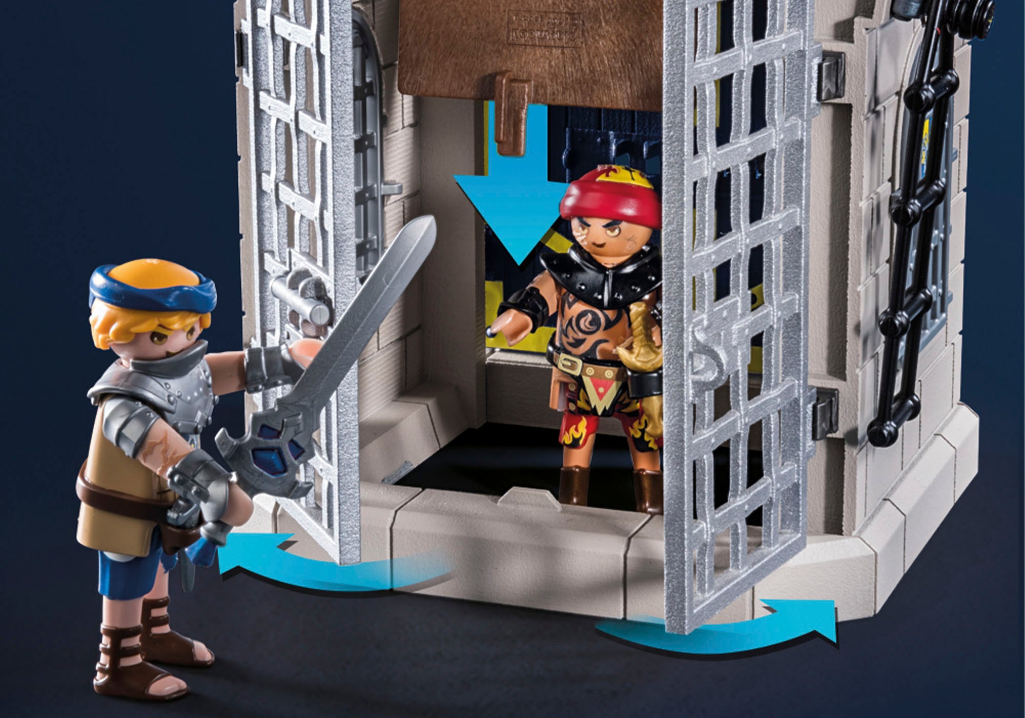 Playmobil® Konstruktions-Spielset »Novelmore vs. Burnham Raiders - Turnierarena (71298), Novelmore« Made in Germany