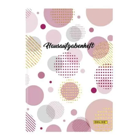 ONLINE Hausaufgabenheft Shiny Bubbles, A5, 48 Blatt