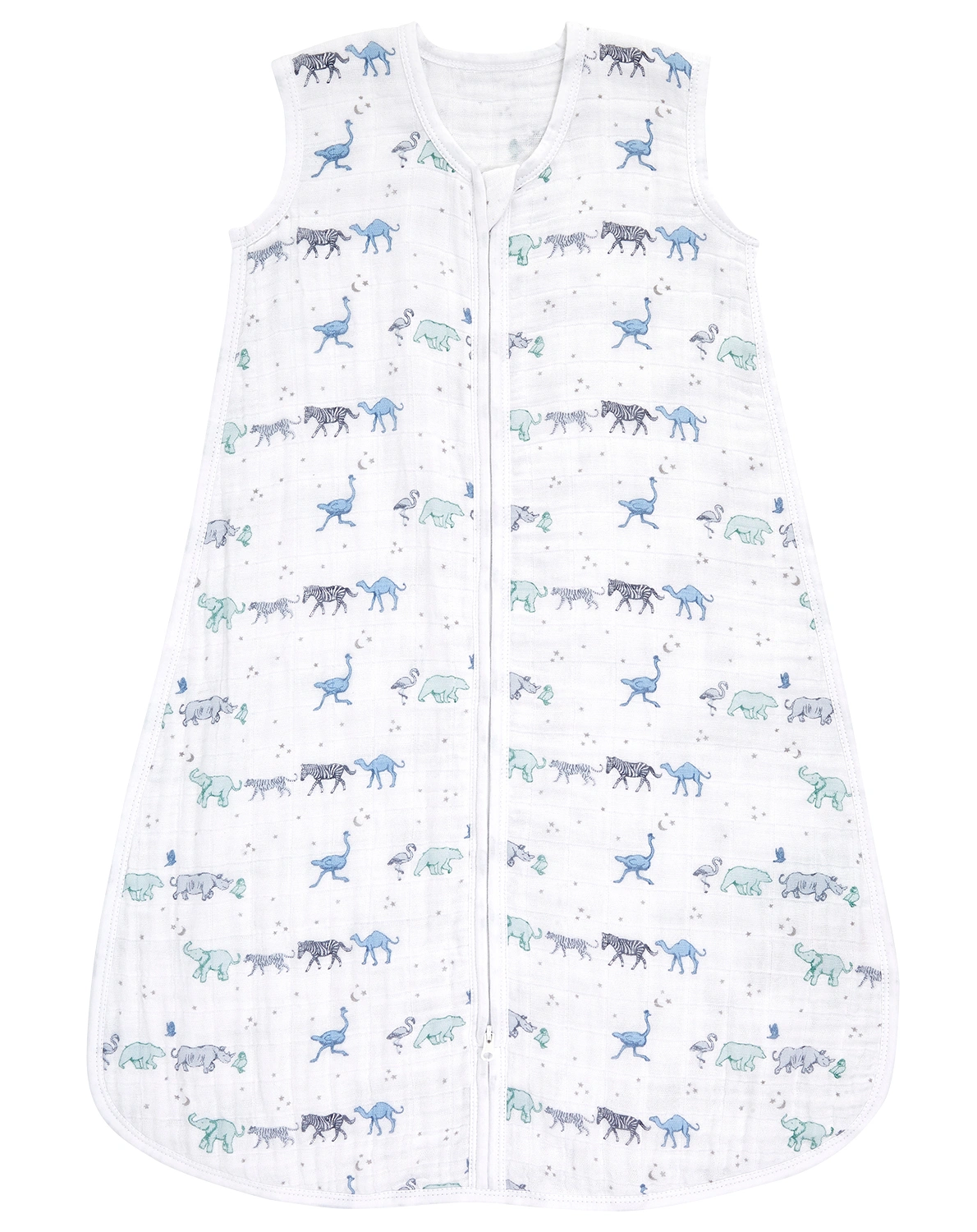 Musselin-Schlafsack RISING STAR in blau