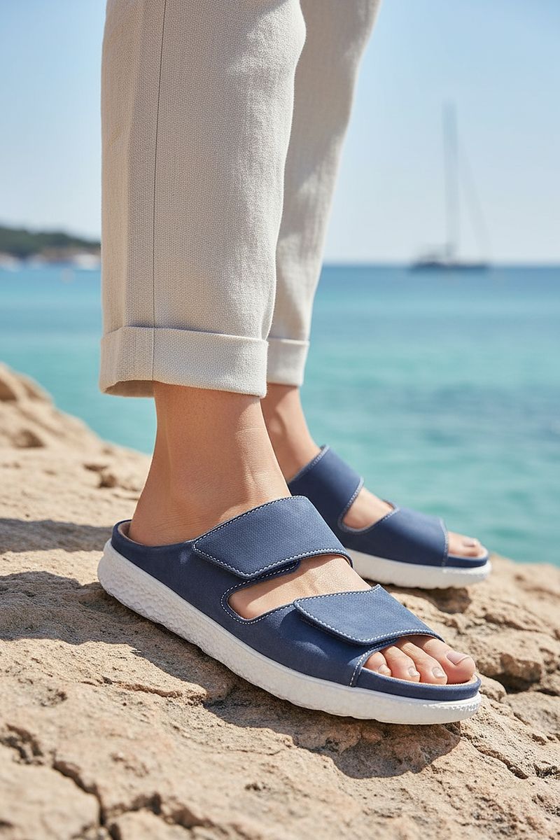 Hartjes Slippers Blauw Dames