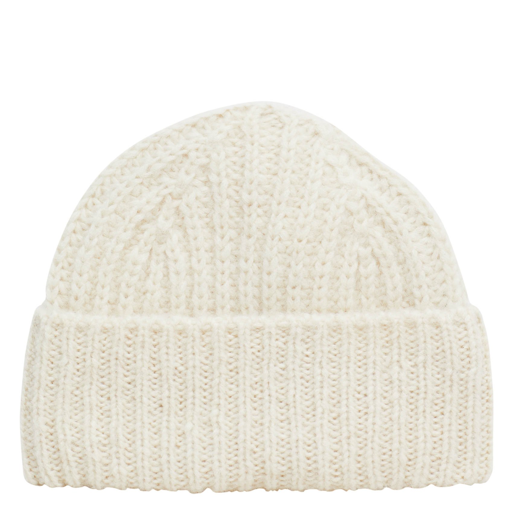 Bonnet en alpaga mélangé | Beige