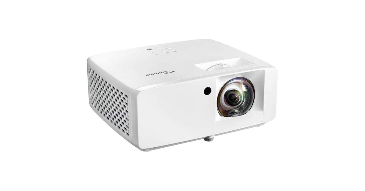 OptomaGT2000HDR Compacte Short throw Full HD laser thuisprojector  (Wit, 3500 ANSI Lumen)